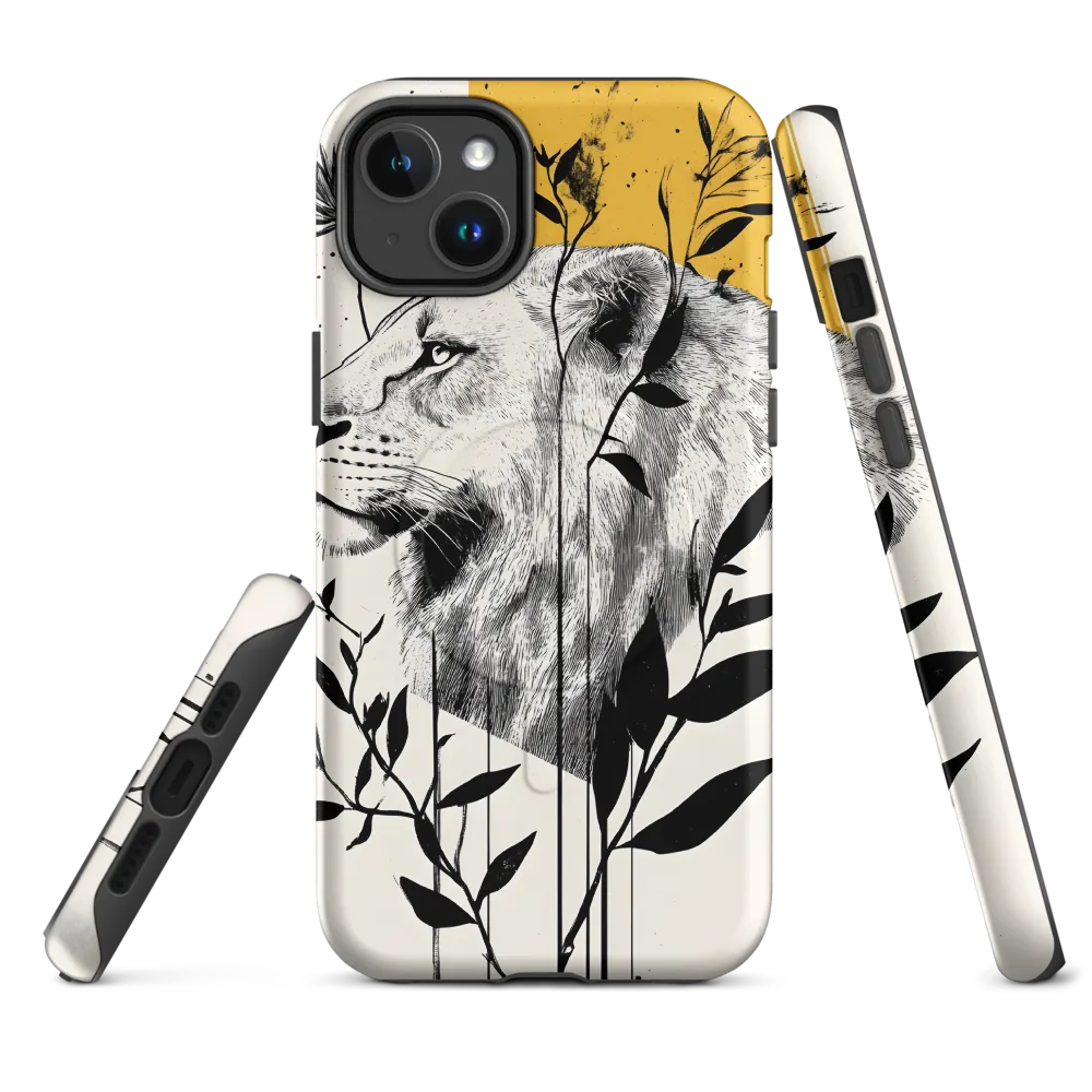 Regal Serenity: The Lion and Flora