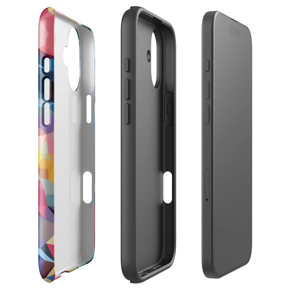 Playful Geometry: The Bear's Face | Phone Case |  16 Plus | Tough Case | Glossy