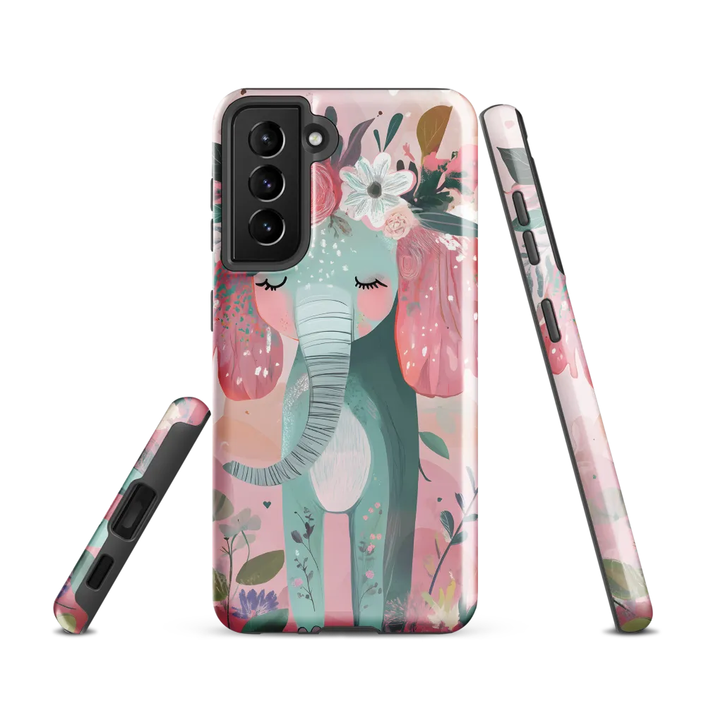 Whimsical Elephant in Bloom