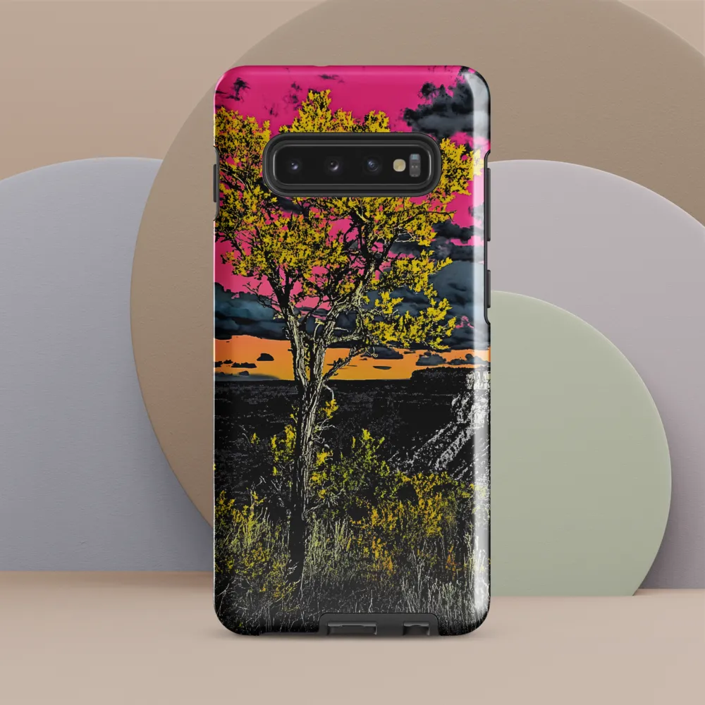 Ethereal Tree in a Surreal Landscape | Phone Case |  S10 Plus | Tough Case | Glossy