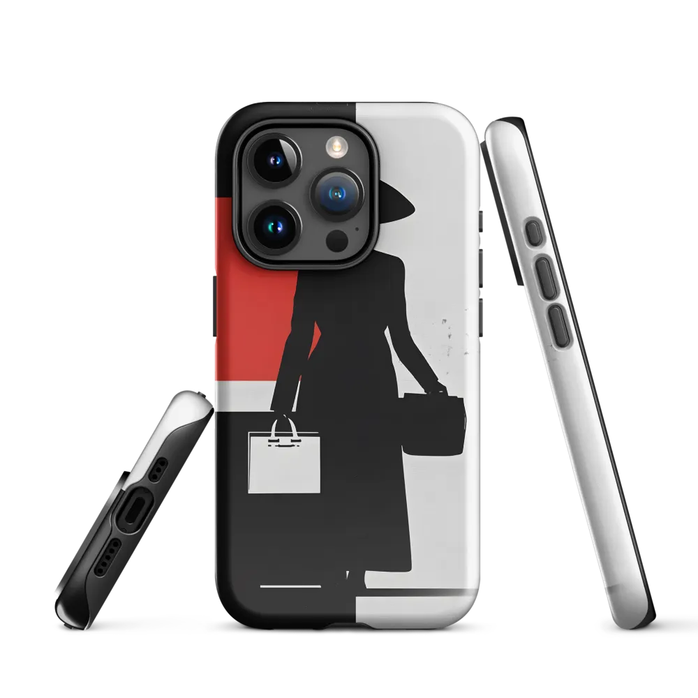 Silhouette of Elegance | Phone Case |  15 Pro | Tough Case | Glossy