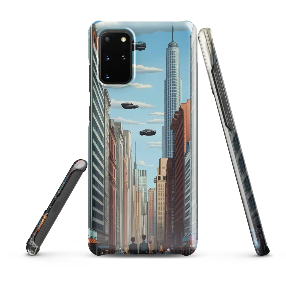 Futuristic Stroll through the Urban Skyline