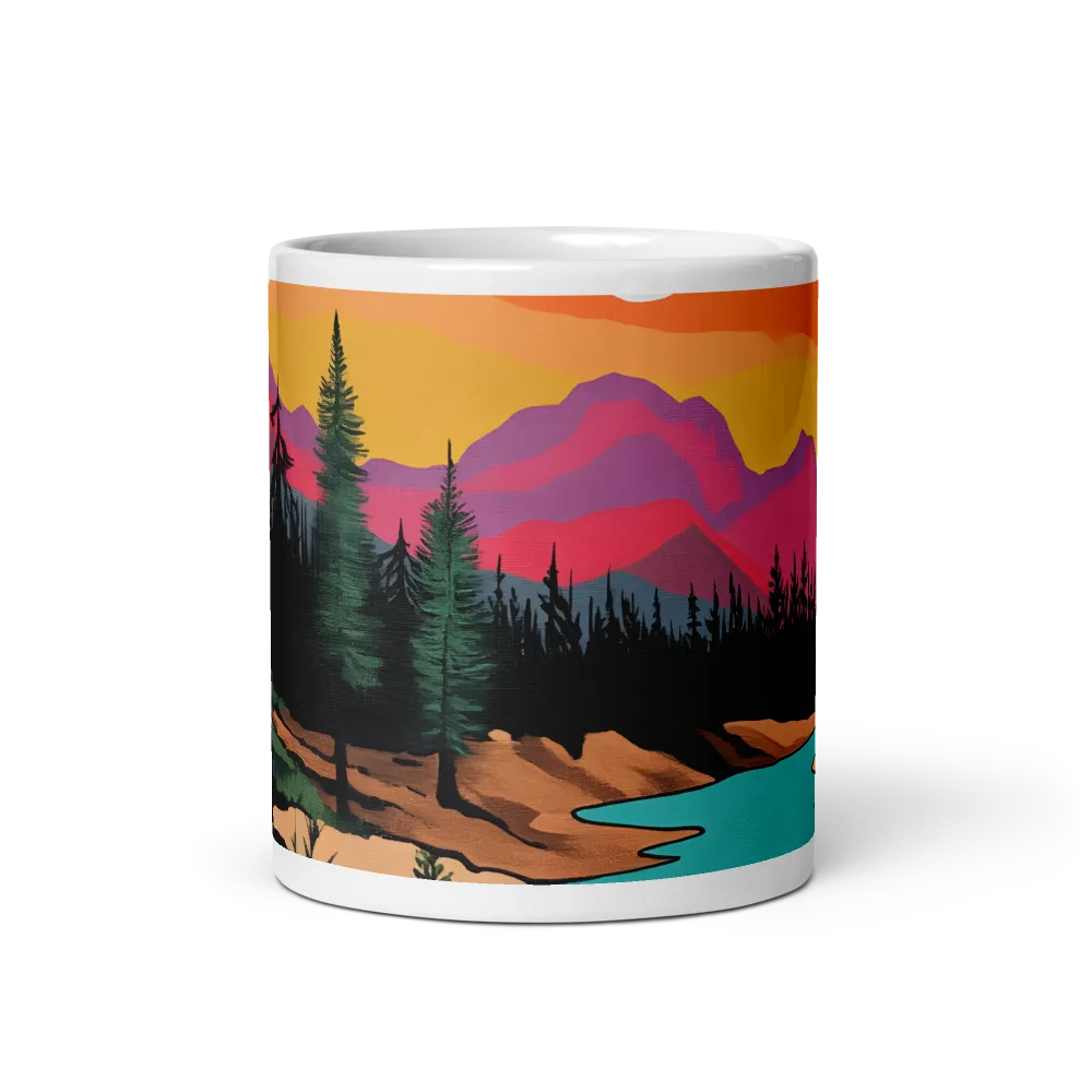 Dual Suns Over Serene Waters | Mugs | Multiple Sizes & Colors