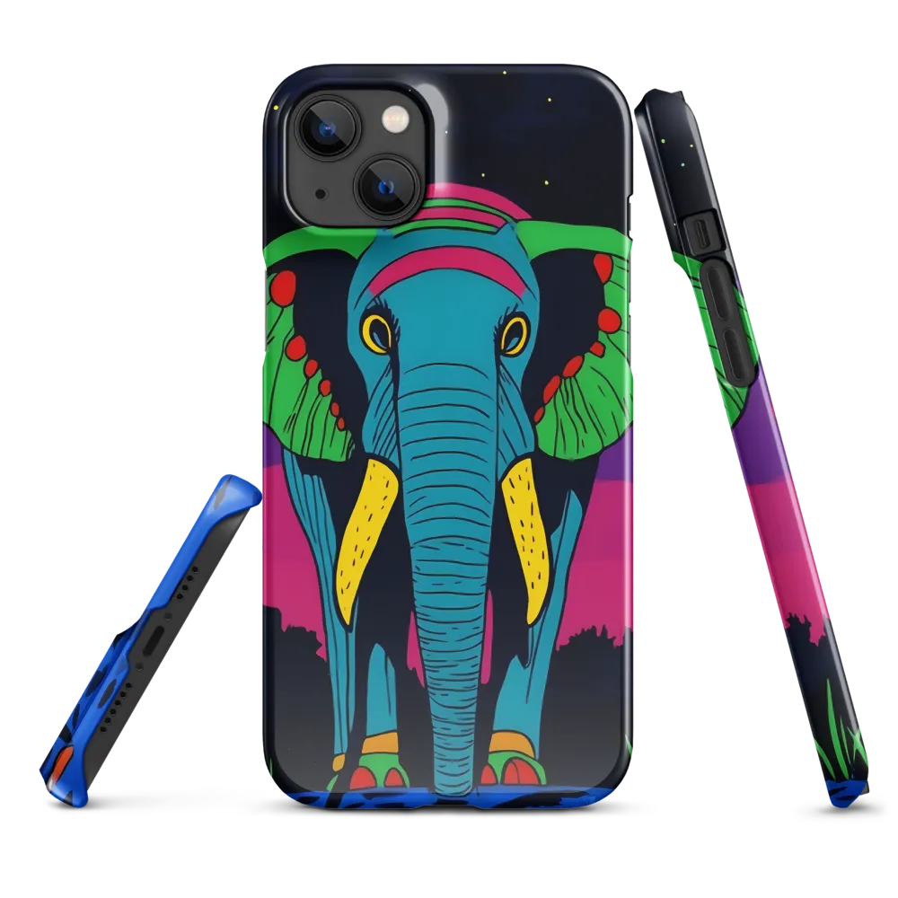 Whimsical Majesty: The Vibrant Elephant