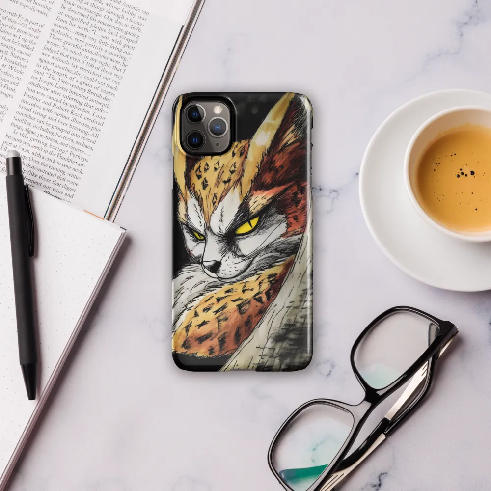 Fierce Gaze of the Wild Cat | Phone Case |  11 Pro Max | Snap Case | Glossy