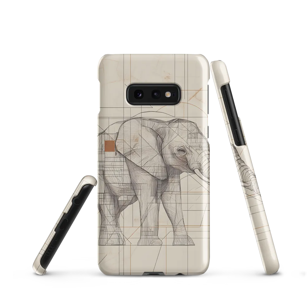 Geometric Elegance: The Steel Elephant