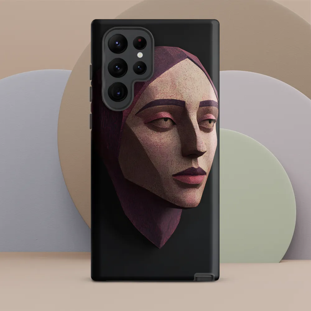 Geometric Elegance: A Contemporary Portrait