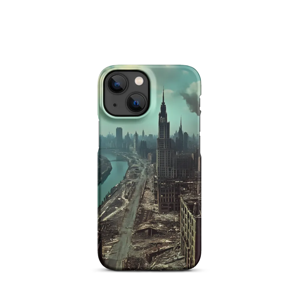 Urban Ruins: A Futuristic Reflection | Phone Case |  13 Mini | Snap Case | Matte