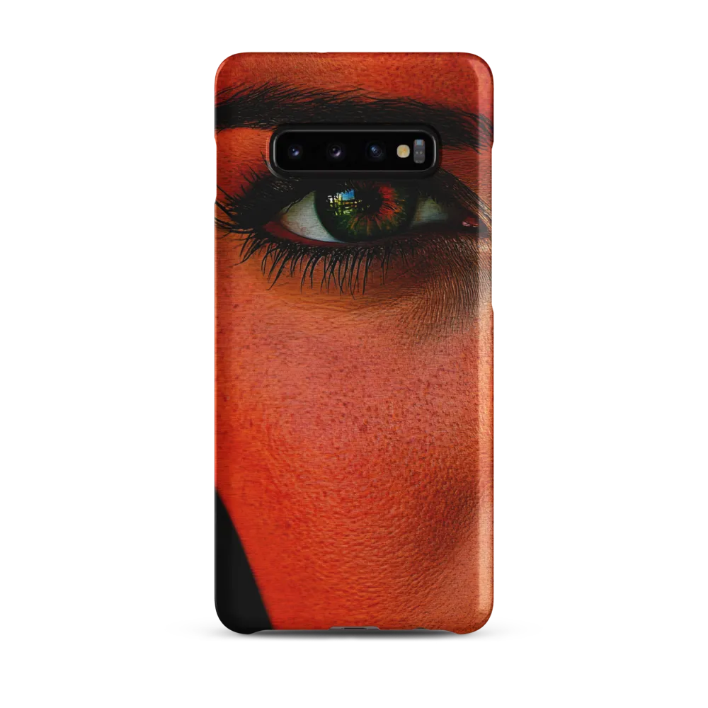 Ember Gaze — Close Study of an Iris
