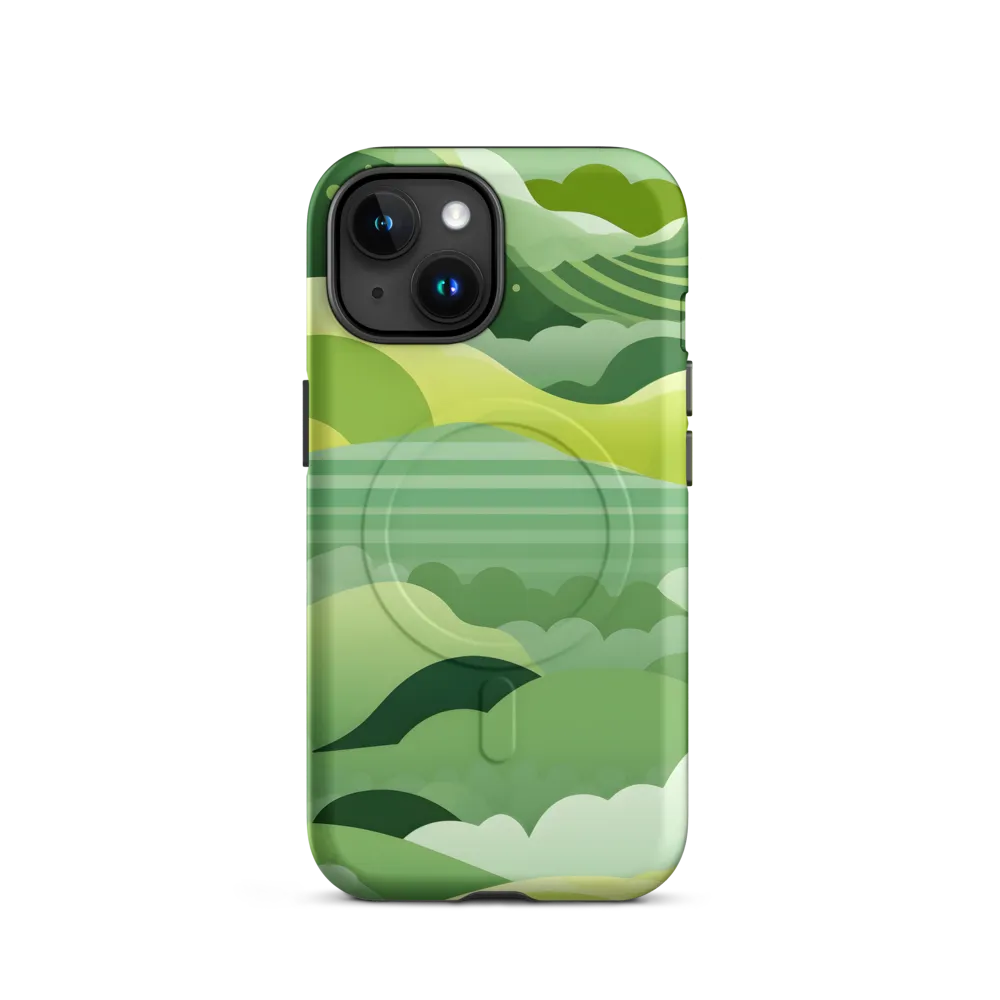 Tranquility in Green Waves
