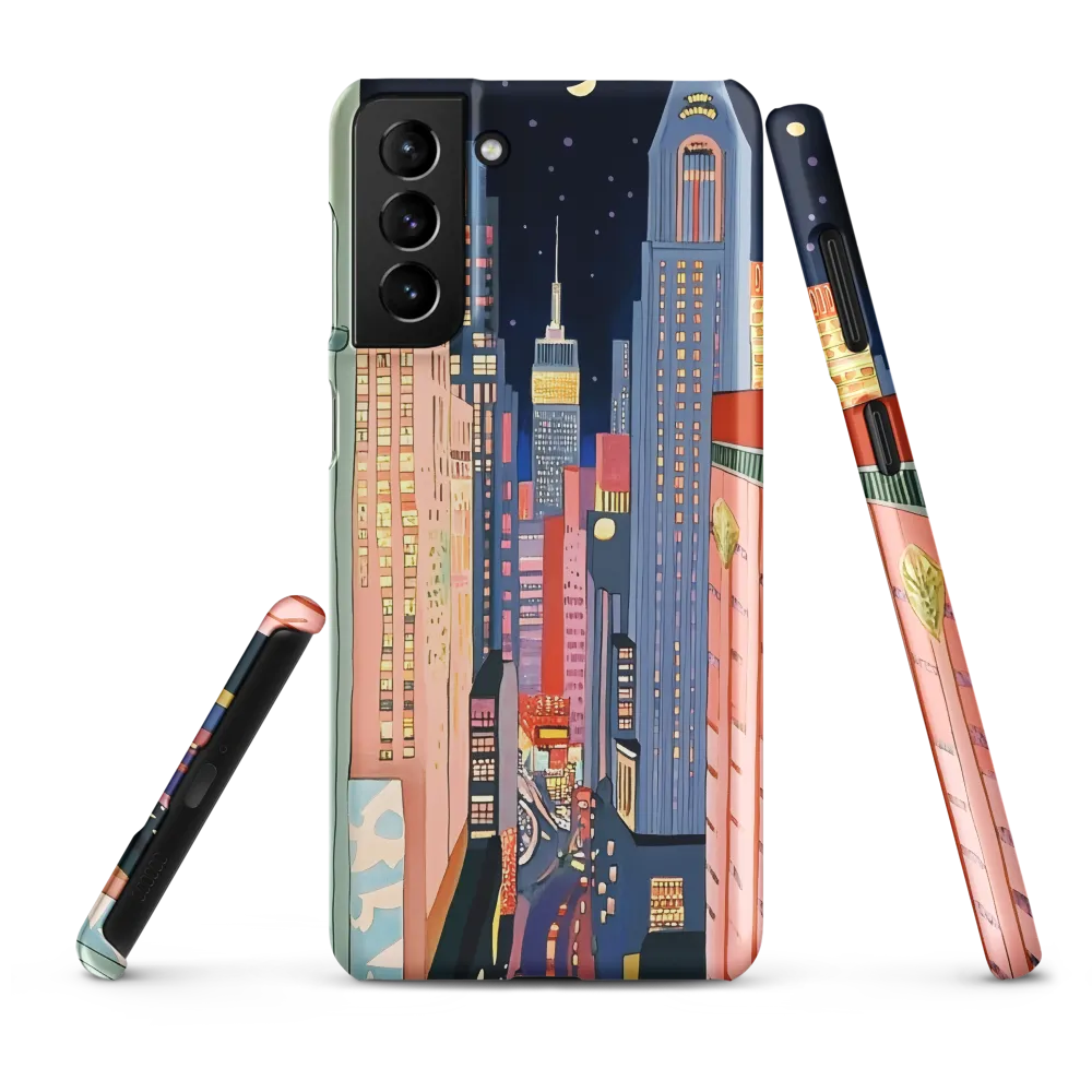 Urban Dreamscape: A Pop Art Night | Phone Case |  S21 Plus | Snap Case | Matte