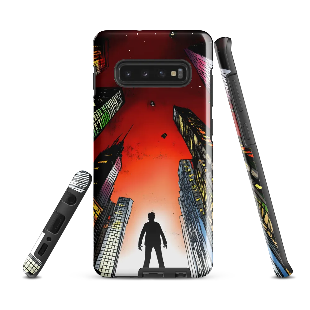 Urban Skyward: A Journey into Wonder | Phone Case |  S10 Plus | Tough Case | Glossy