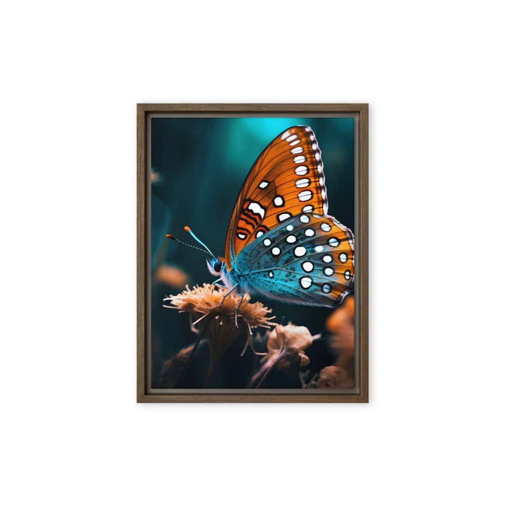 Whispers of Color: The Butterfly's Embrace