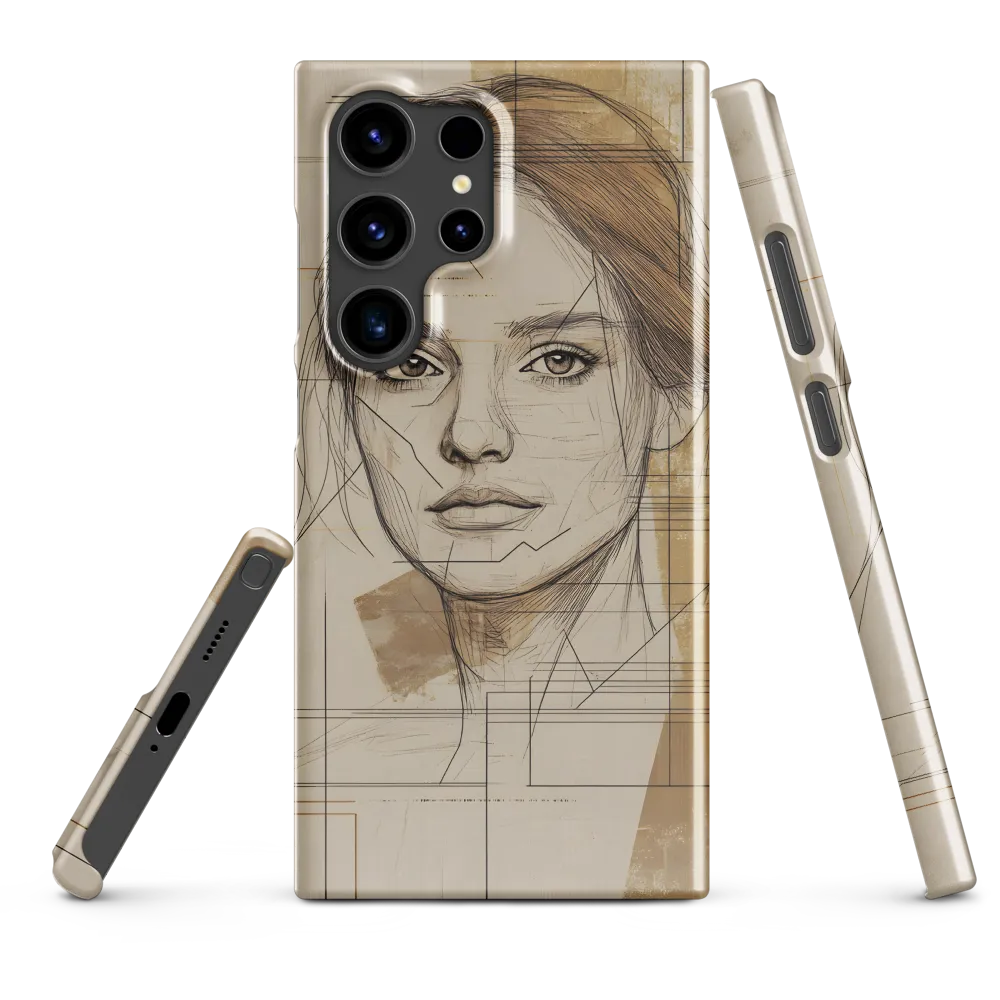 Geometric Elegance: A Modern Portrait