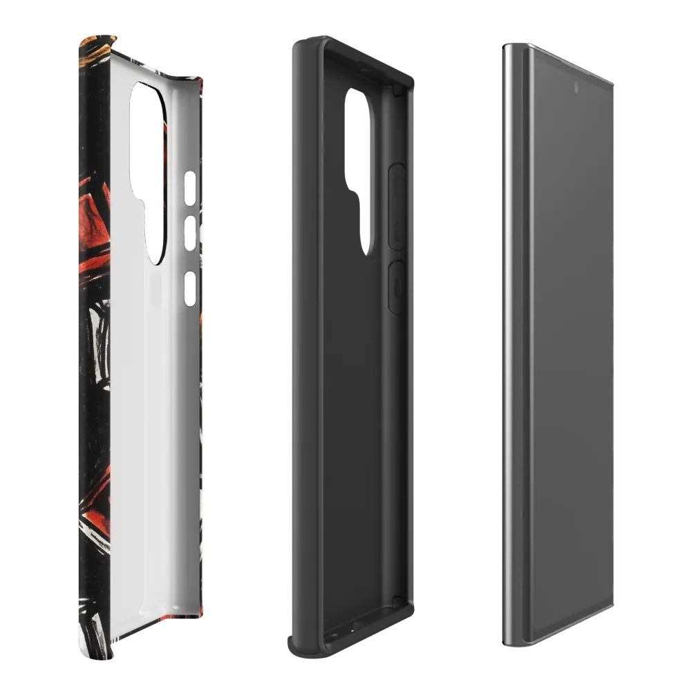 Reflections in Geometric Form | Phone Case |  S22 Ultra | Tough Case | Matte