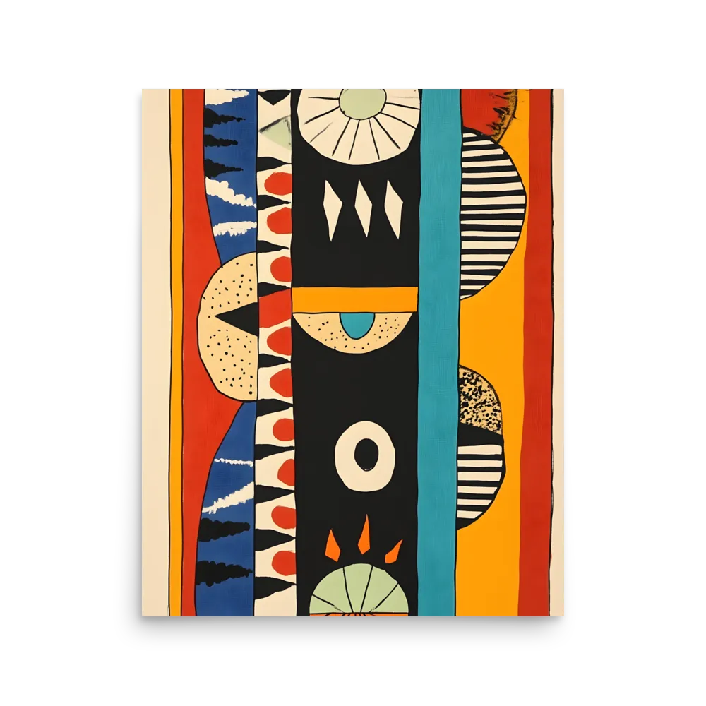 Playful Geometry: A Modern Abstract Exploration | Poster | 16″×20″