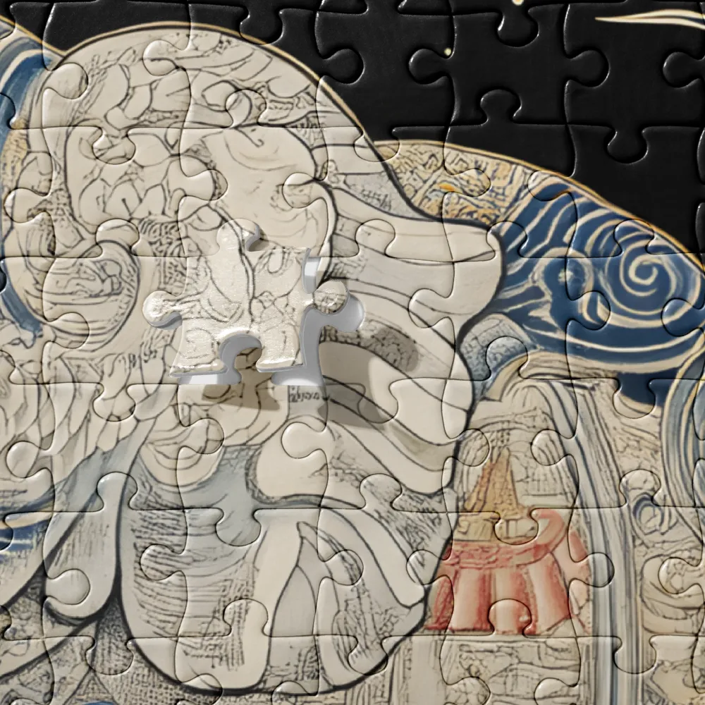 The Majestic Tale of the Painted Elephant | Jigsaw Puzzle | 252/520 pieces