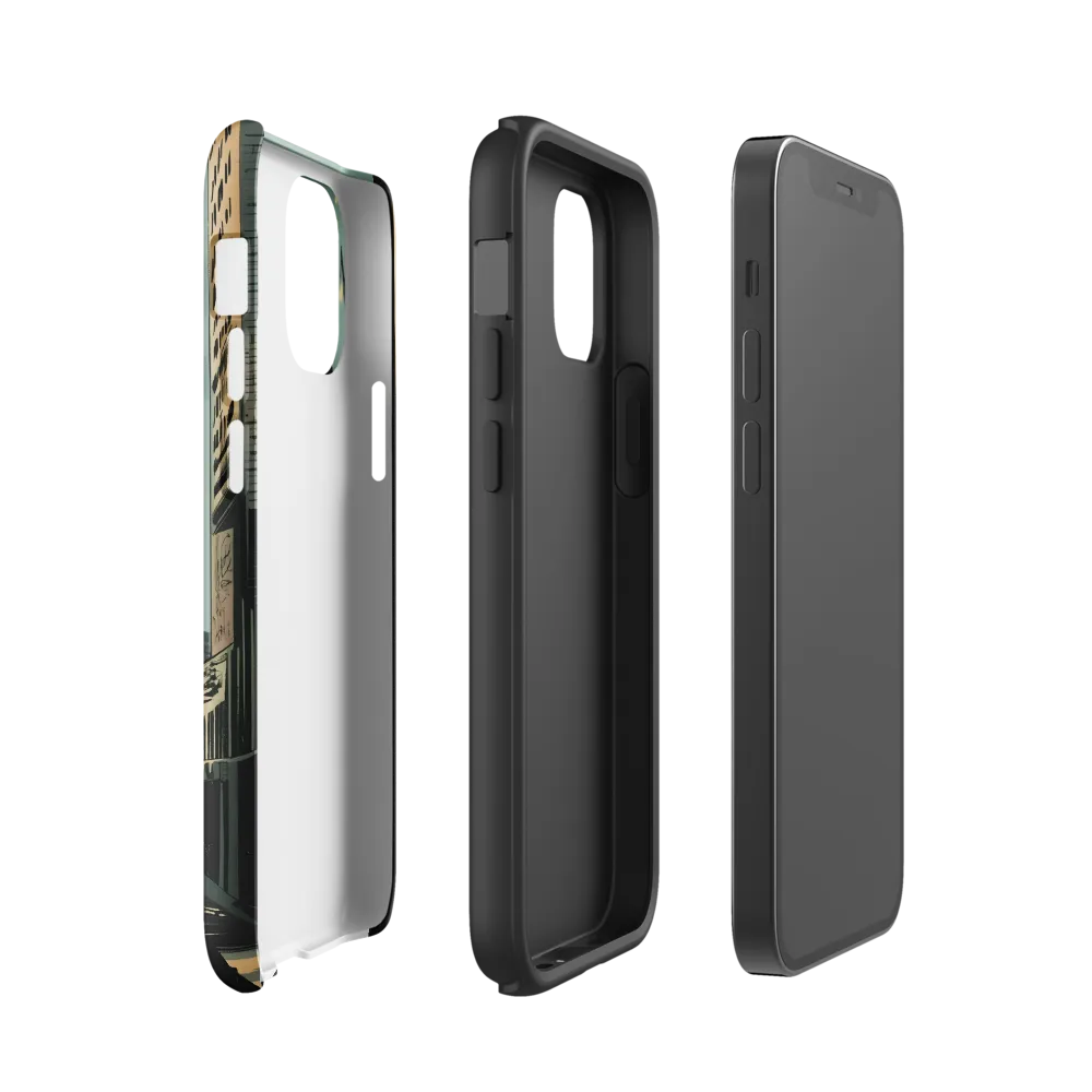 Shadows of Intrigue | Phone Case |  12 mini | Tough Case | Glossy
