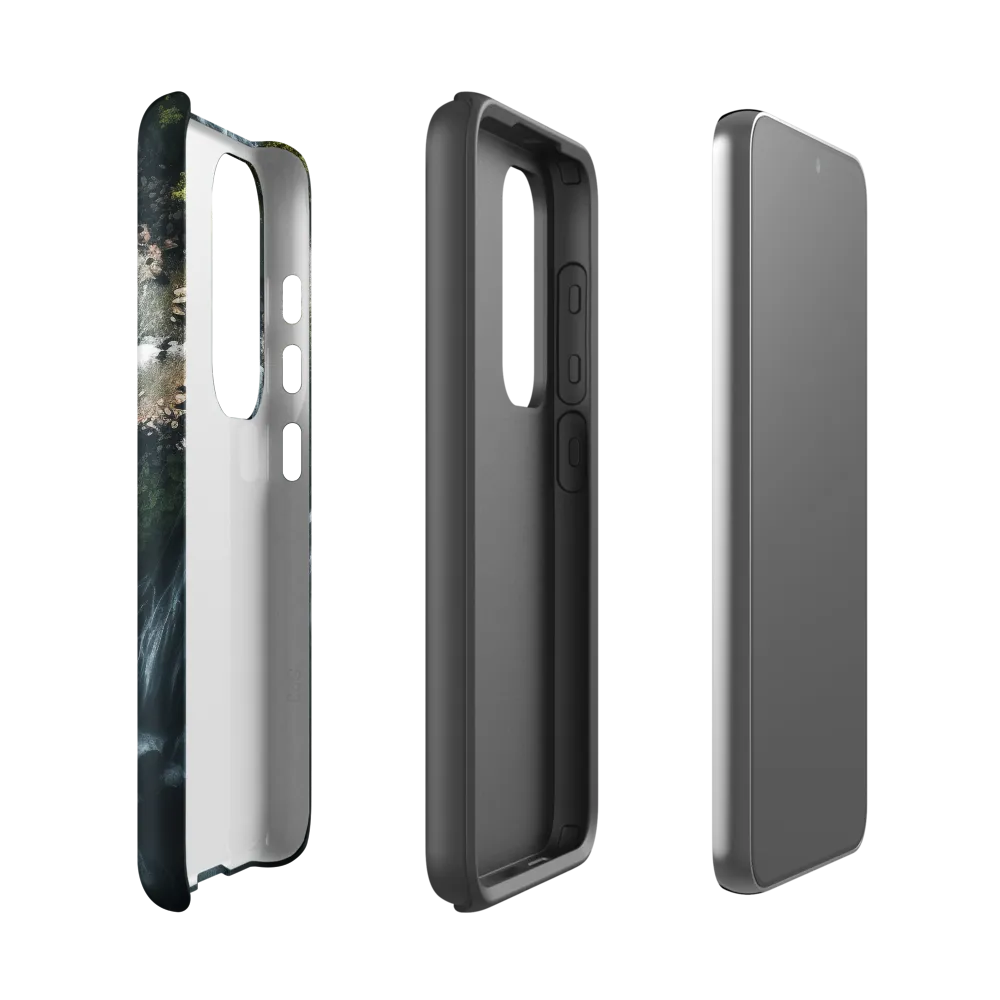 Nature's Power: The Cascading Waterfall | Phone Case |  S23 | Tough Case | Matte