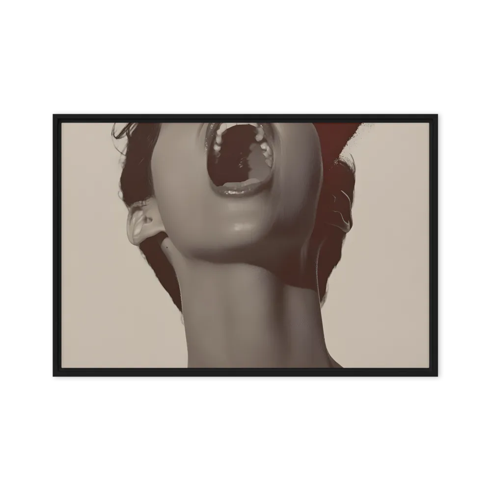 Echoes of Emotion | Canvas with Black Frame | 20″×30″