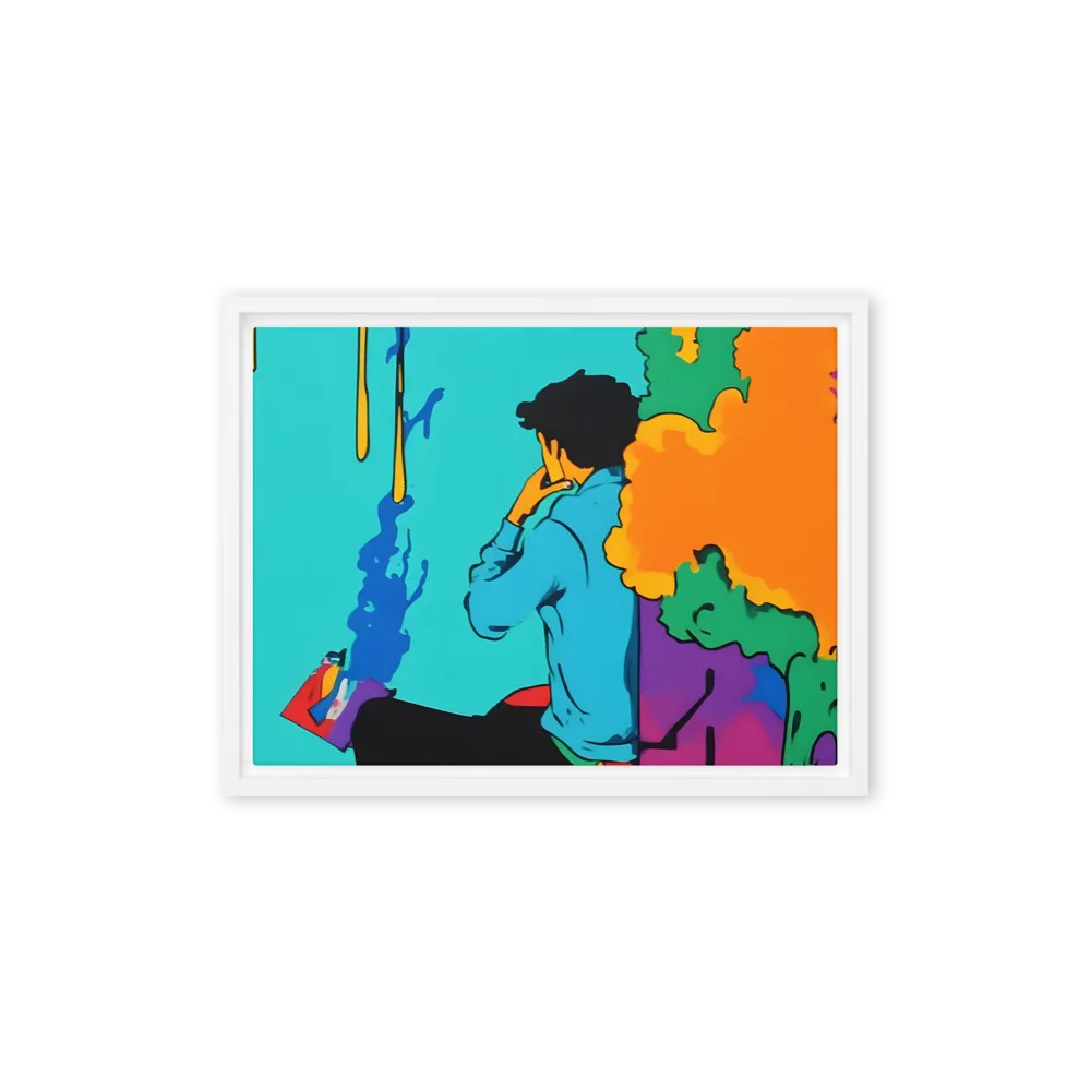 The Artist Within | Canvas with White Frame | 12″×16″