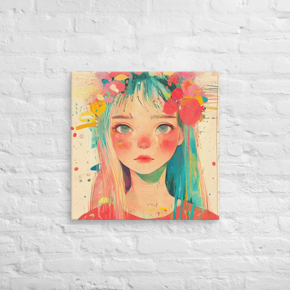 Whimsical Blossom | Canvas | 24″×24″