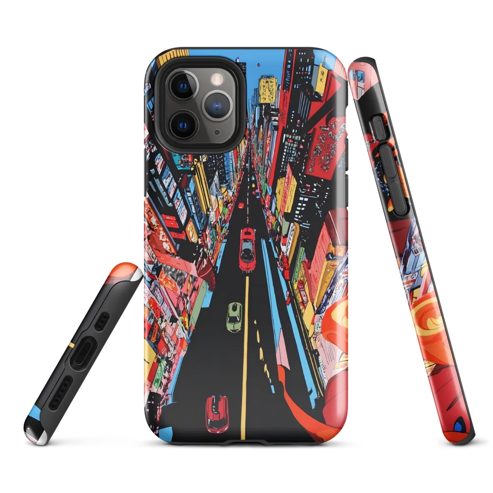 Urban Symphony: A Bird's-Eye View of Life | Phone Case |  11 Pro | Tough Case | Glossy