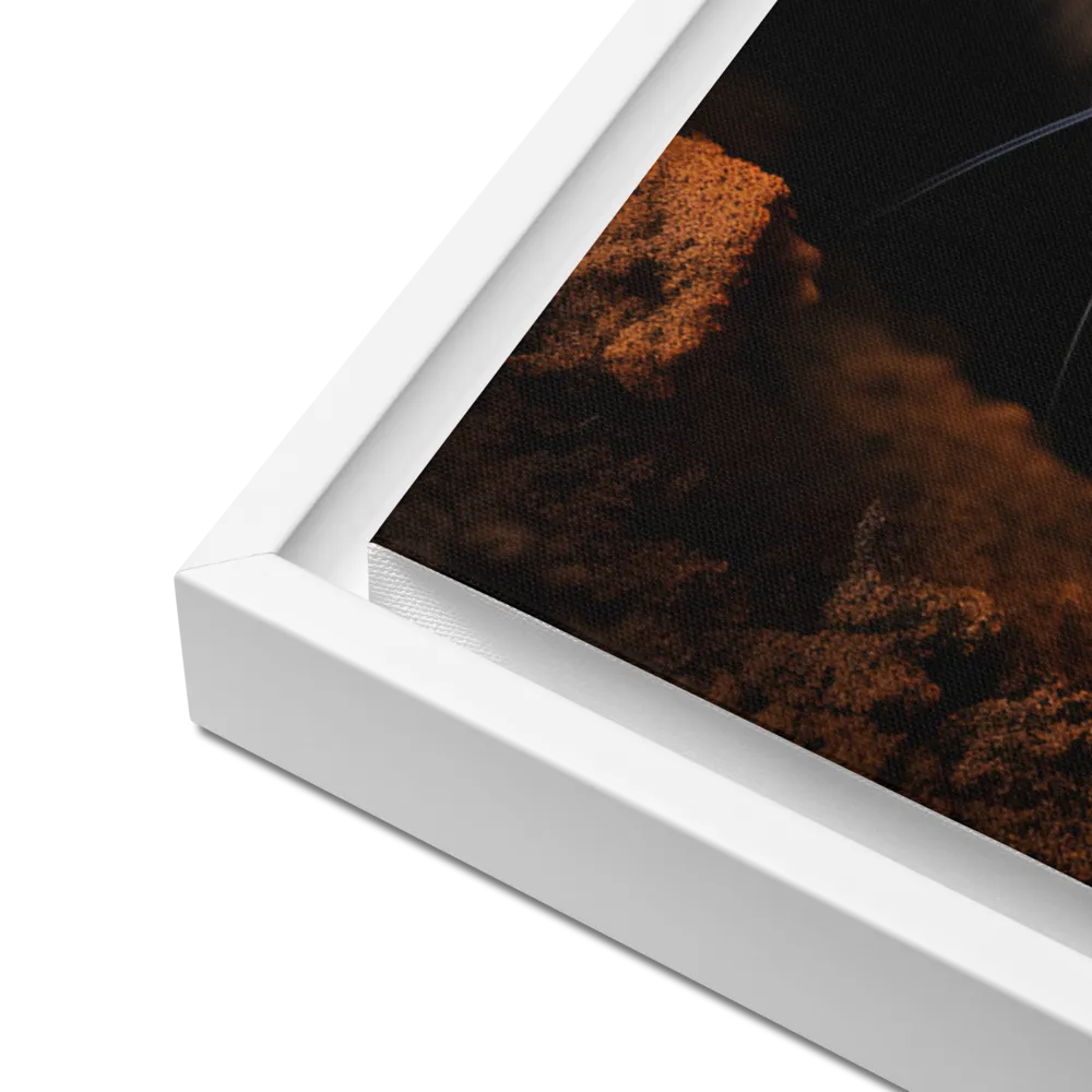 Emerging Curiosity | Canvas with White Frame | 24″×36″