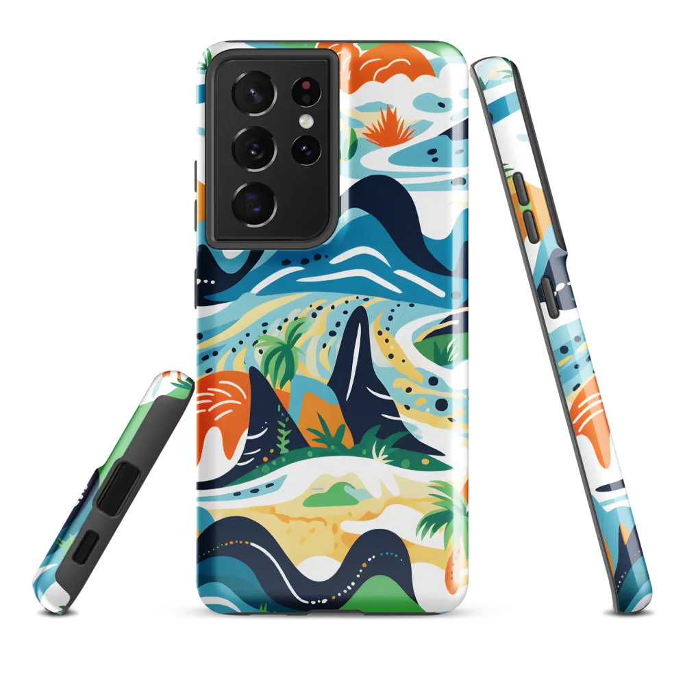 Abstract Tropical Landscape