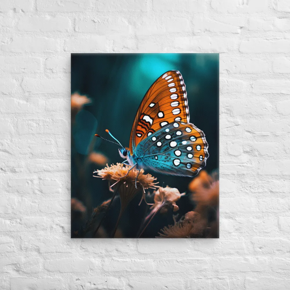 Whispers of Color: The Butterfly's Embrace