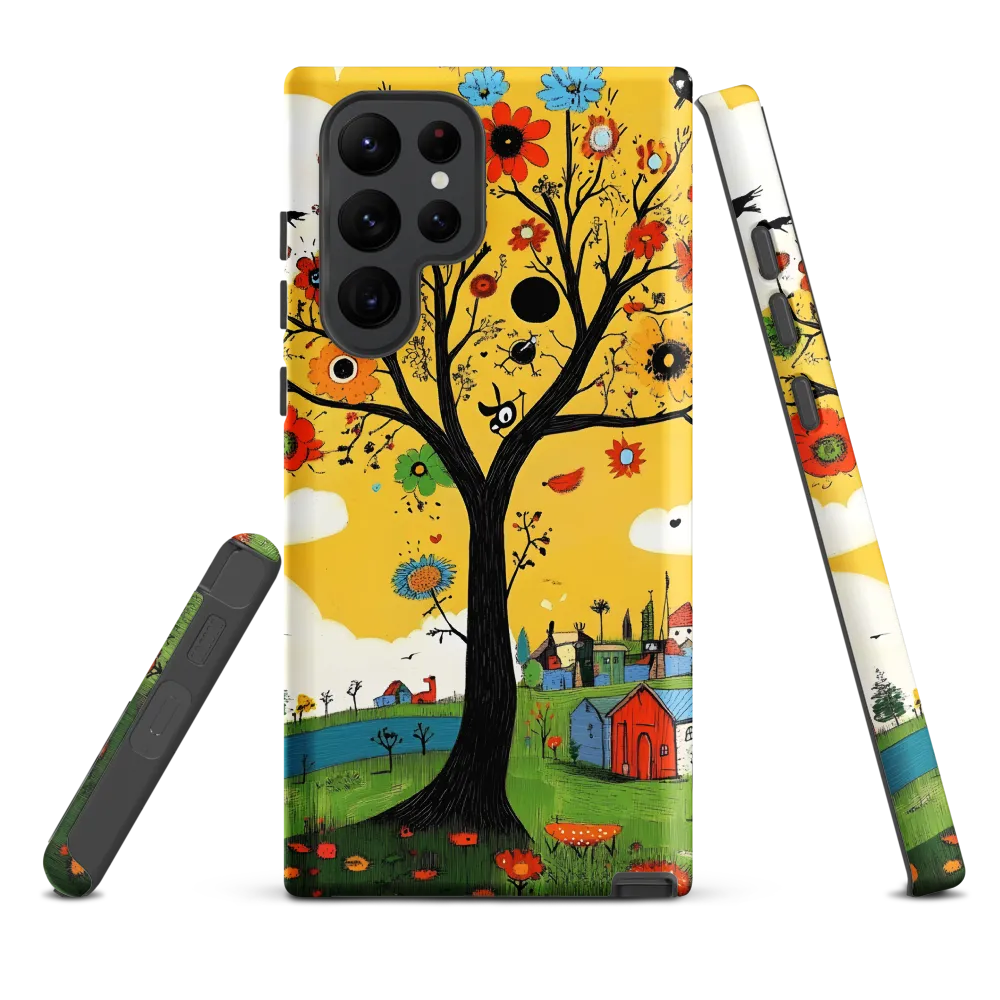 Whimsical Blooms of Life | Phone Case |  S22 Ultra | Tough Case | Matte