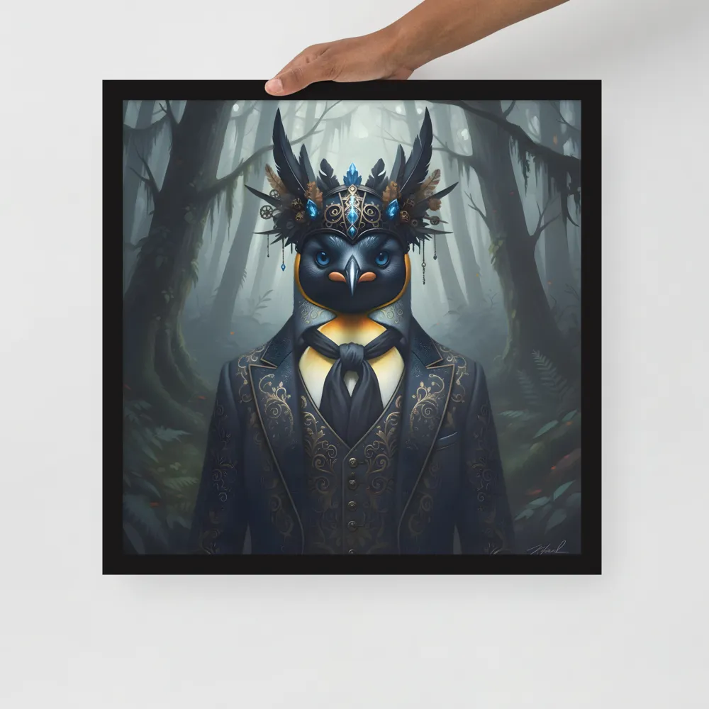 Woodland Regent 
 Poster with Black Frame | 18″x 18″