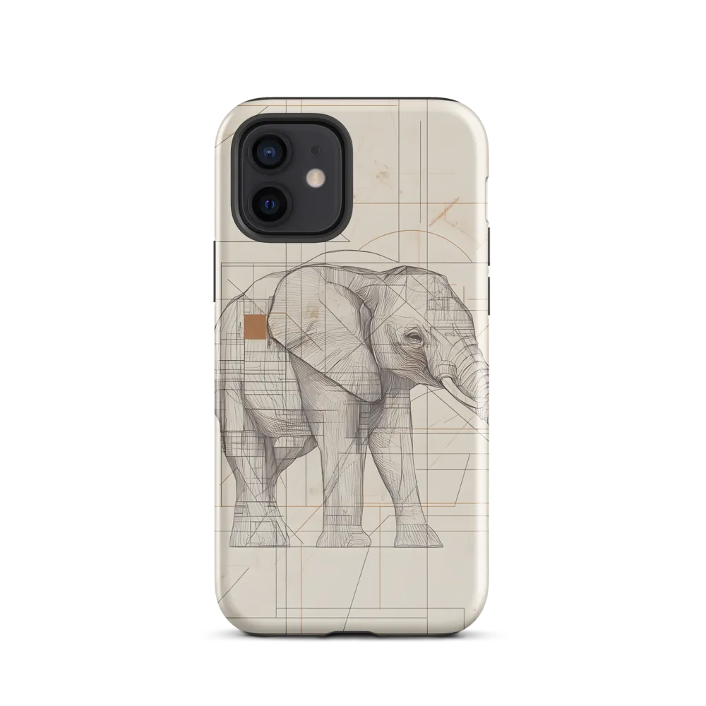 Geometric Elegance: The Steel Elephant
