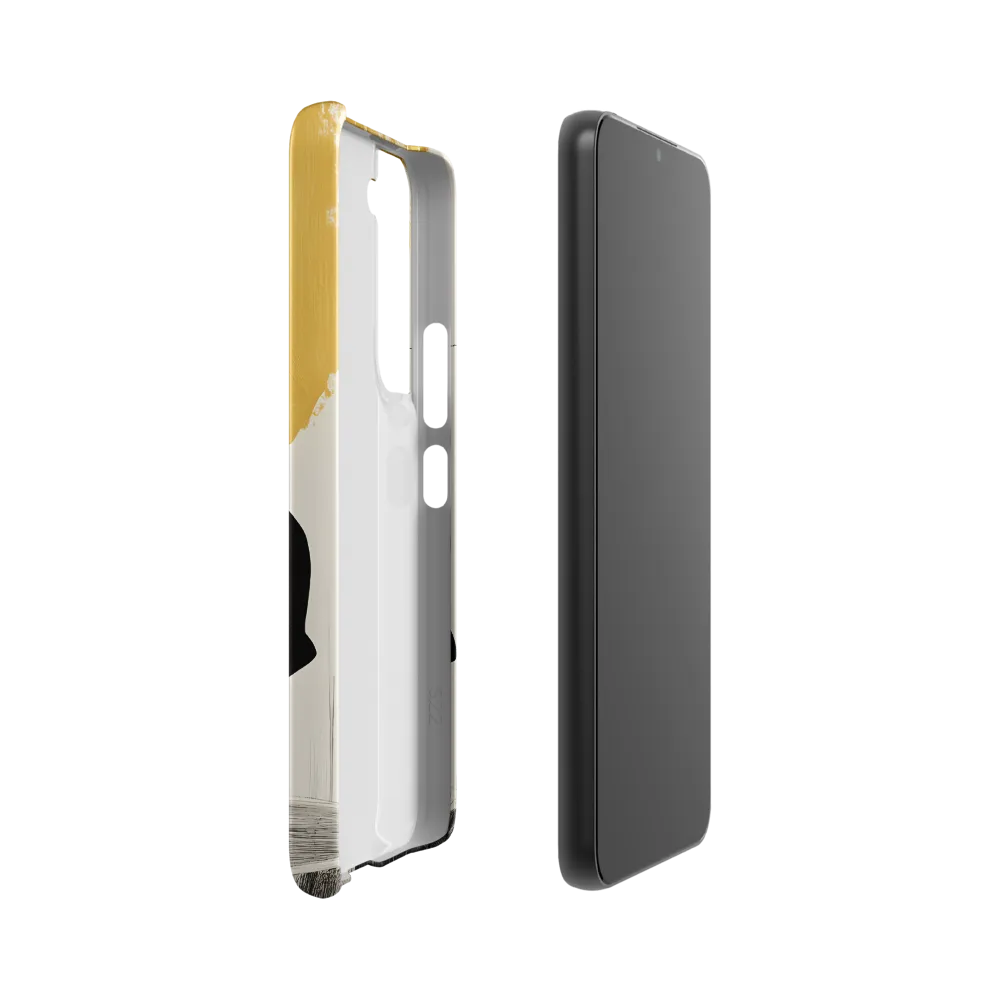 Golden Serenity: A Minimalist Portrait