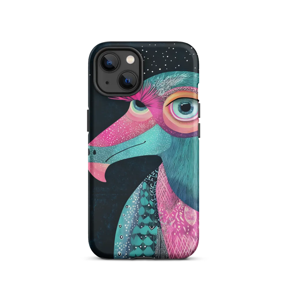 Whimsical Vulture: A Dance of Colors
