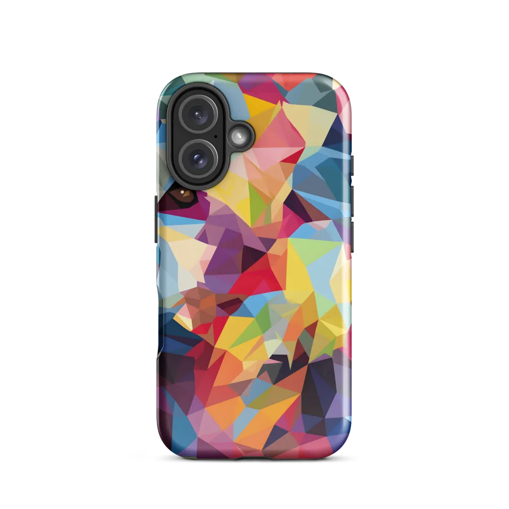 Playful Geometry: The Bear's Face | Phone Case |  16 | Tough Case | Glossy