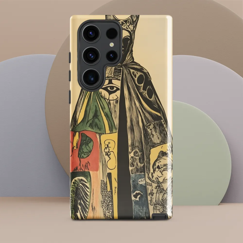 Mystical Cloak of Symbols | Phone Case |  S23 Ultra | Tough Case | Glossy