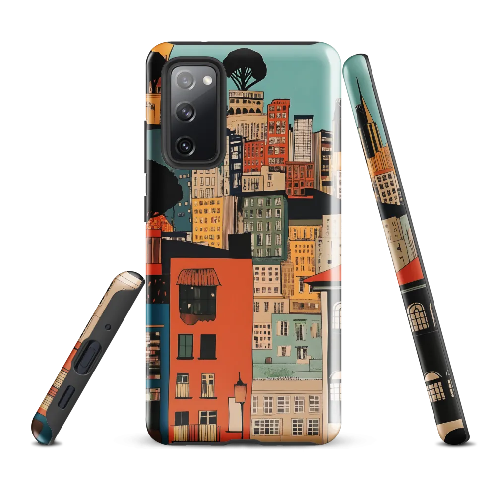 Urban Fusion: A Colorful Cityscape