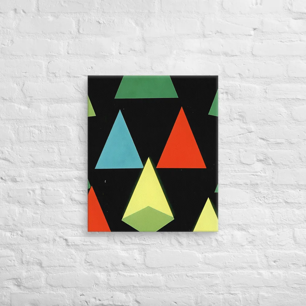 Geometric Harmony in Color | Canvas | 20″×24″