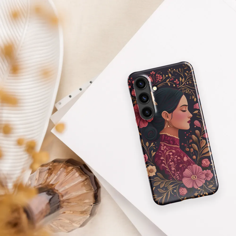 Portrait of Serenity | Phone Case |  S24 | Snap Case | Glossy