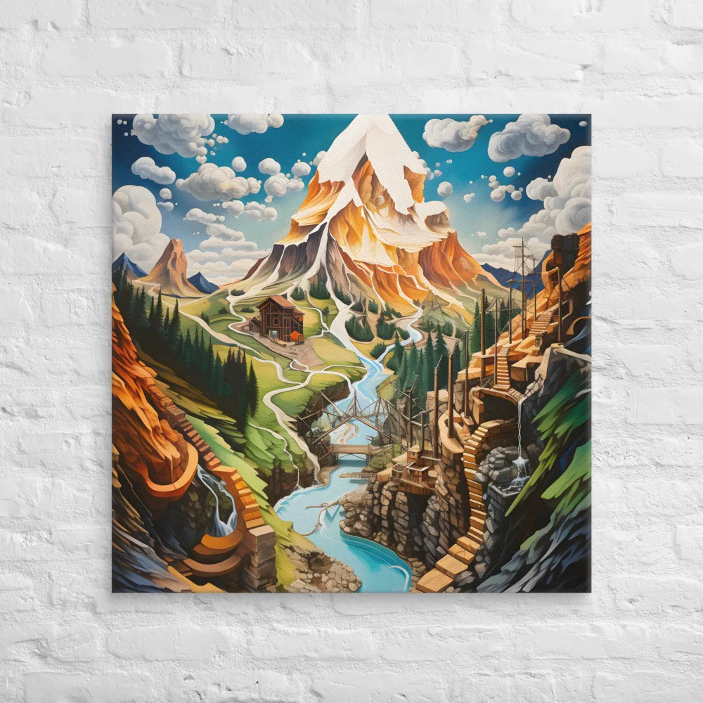 Mountain Reverie | Canvas | 32″×32″