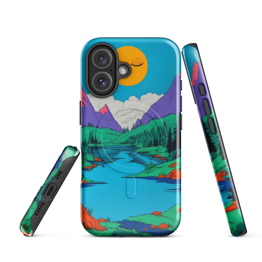Whimsical Serenity in Vibrant Colors