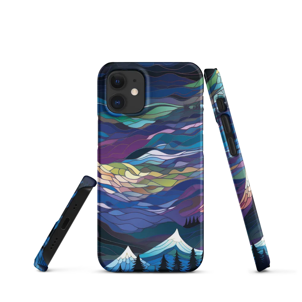 Twilight Peaks: An Abstract Mountain Landscape