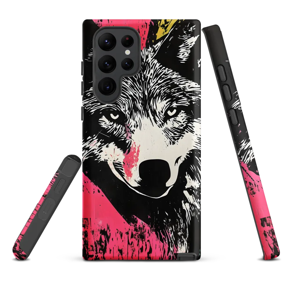 Intense Gaze of the Wolf