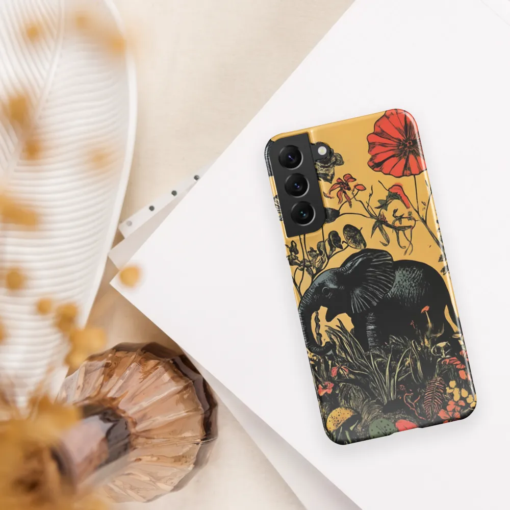 Floral Majesty: The Elephant's Sanctuary