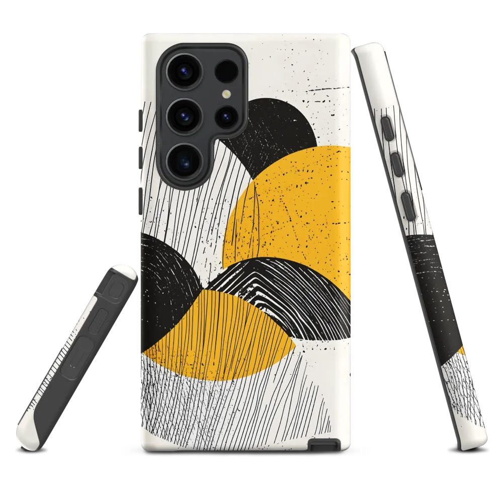 Dynamic Harmony in Black and Yellow