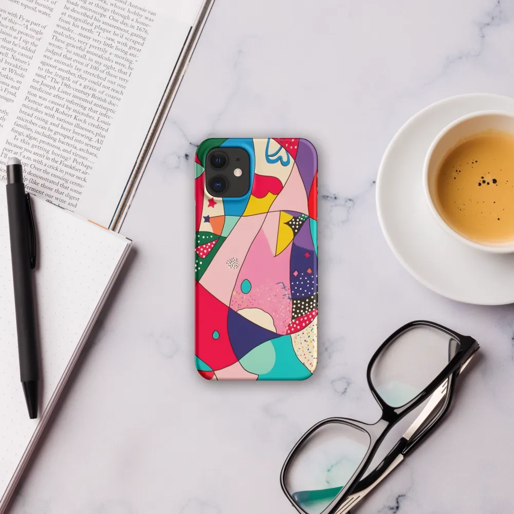 Playful Geometry in Color | Phone Case |  12 Mini | Snap Case | Matte