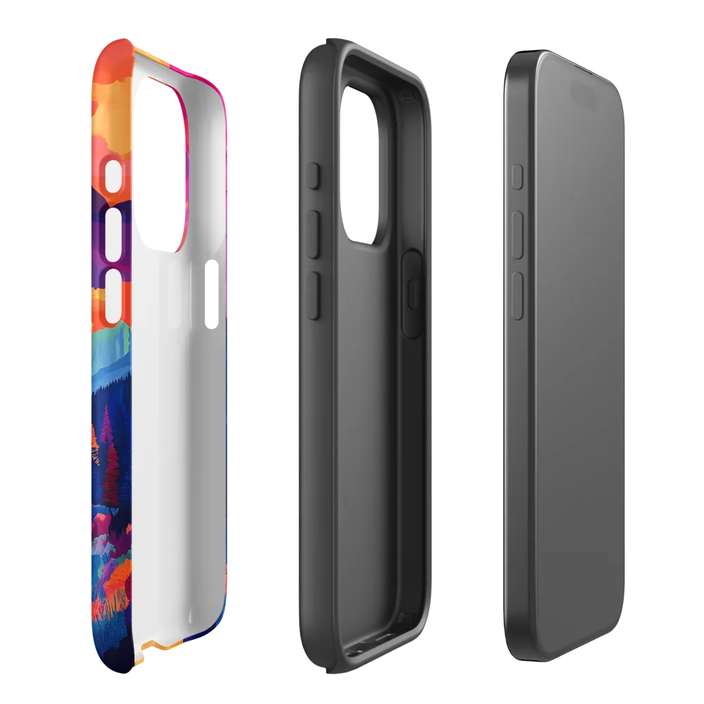 Radiant Serenity: A Surreal Landscape | Phone Case |  15 Pro | Tough Case | Matte