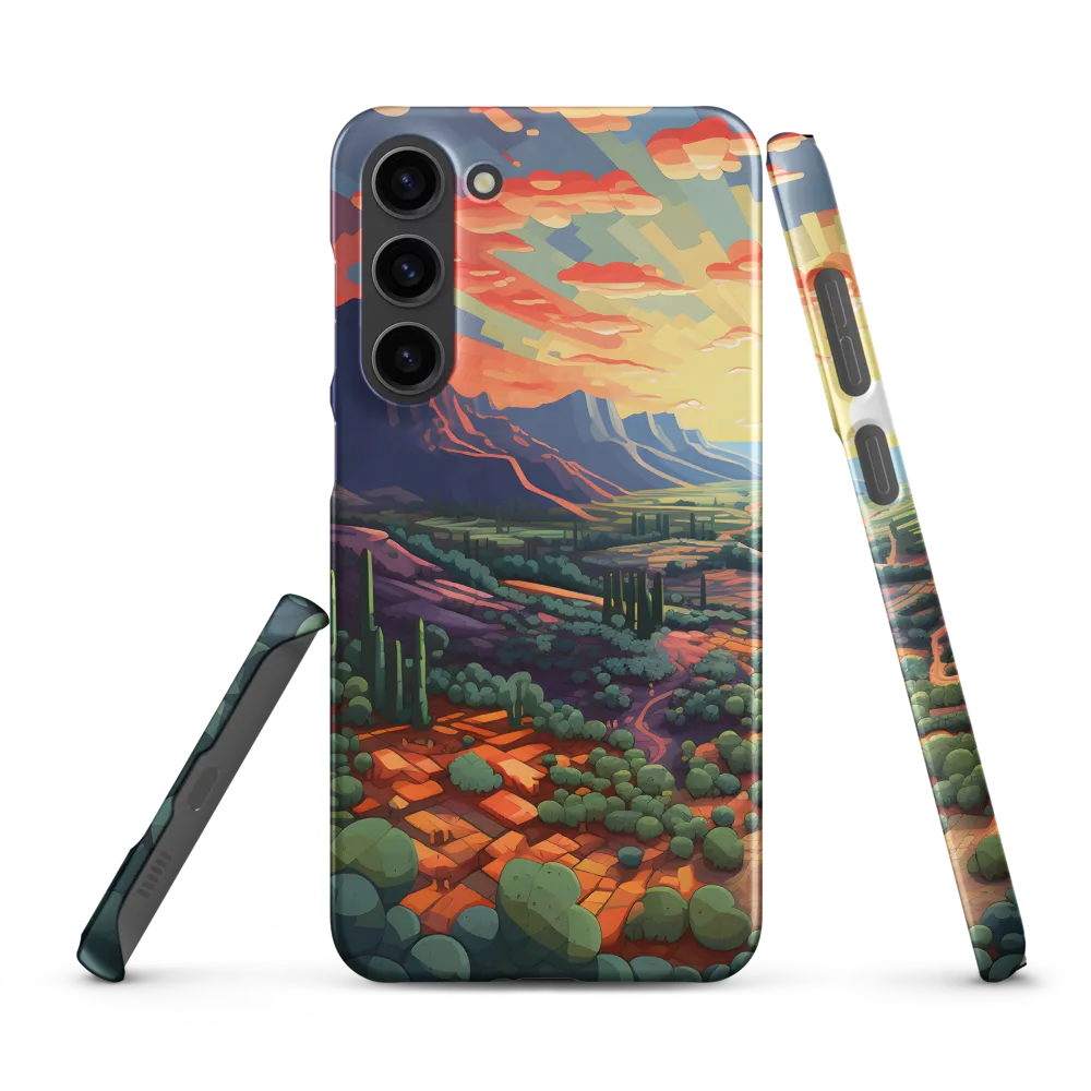 Desert Serenity at Dusk | Phone Case |  S23 Plus | Snap Case | Matte