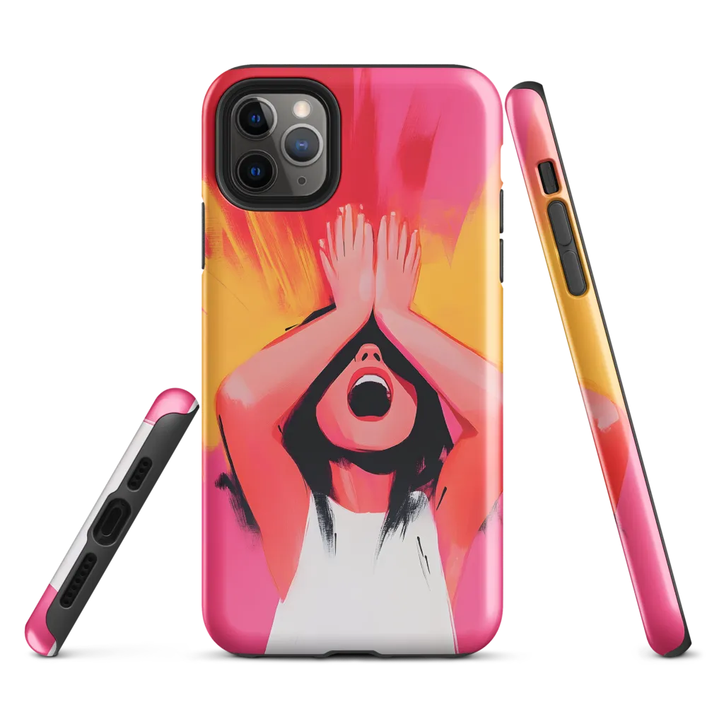 Silent Scream | Phone Case |  11 Pro Max | Tough Case | Glossy